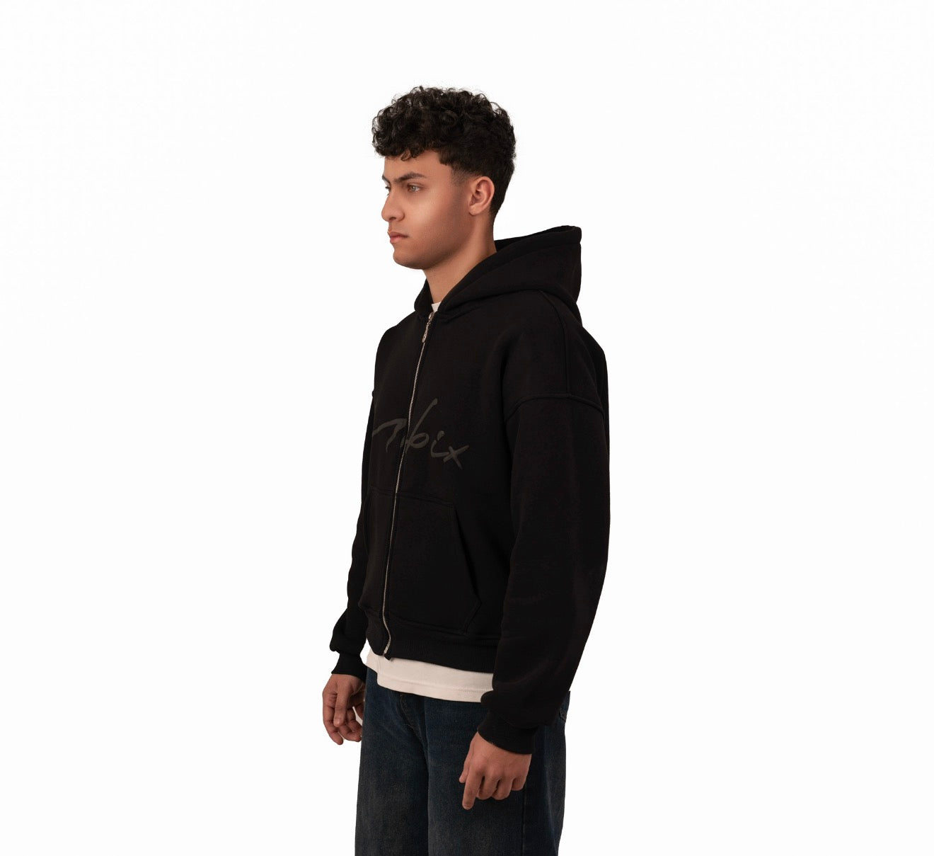 URBIX BLACK PUFFY JACKET